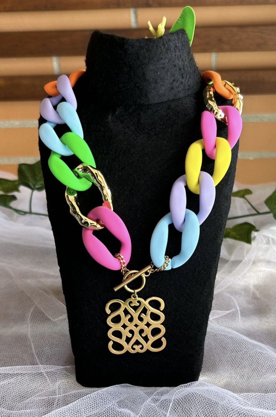COLLAR CADENA COLORES LOEW - Imagen 2