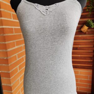 CAMISETA INTERIOR TIRANTES GRIS