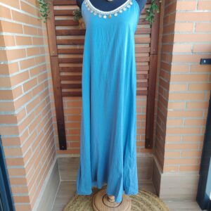 VESTIDO CONCHAS AZUL