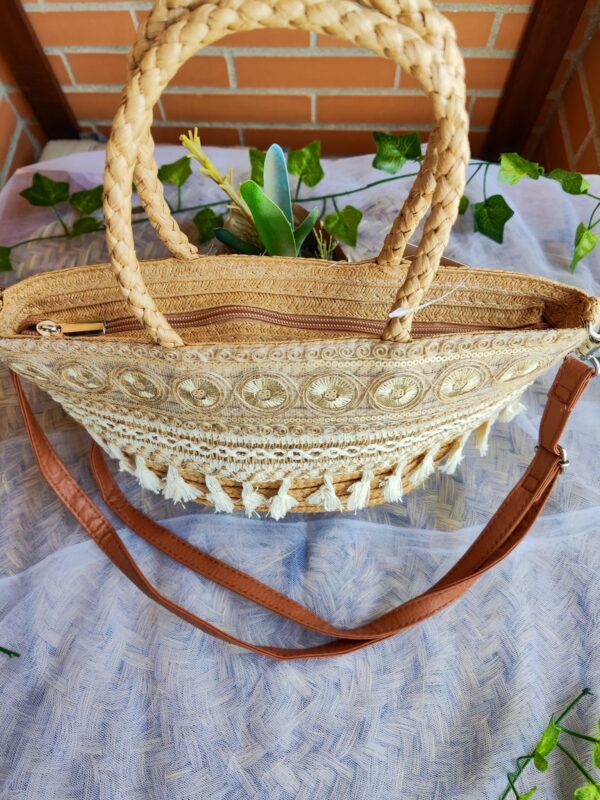 BOLSO CESTITA TOSTADO - Imagen 2