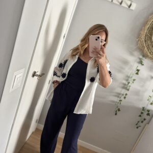 PANTALON LINO MARINO