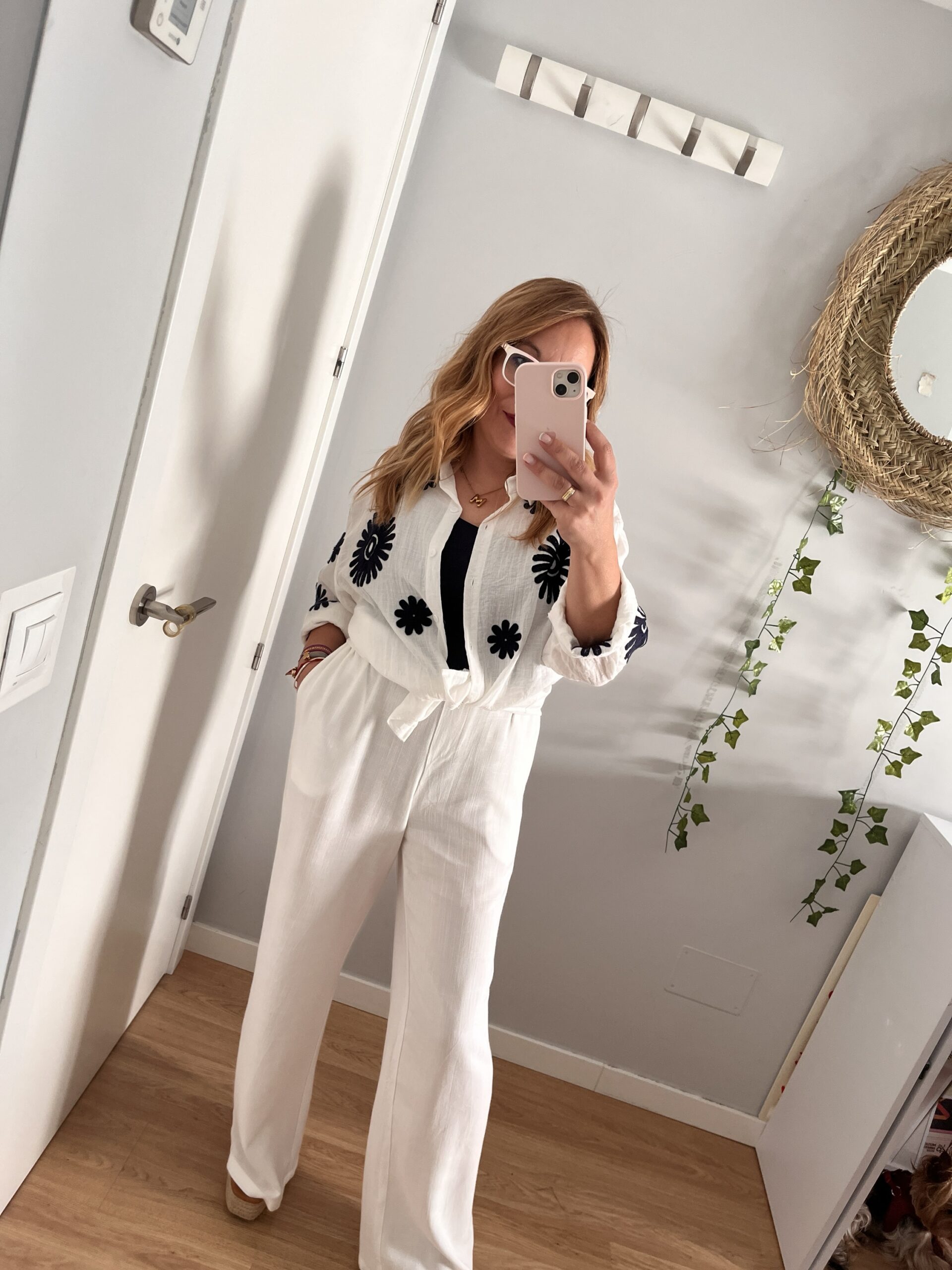 PANTALON LINO BLANCO