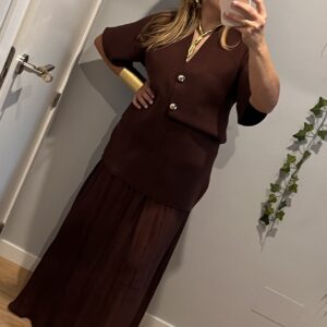 CONJUNTO ERIKA CHOCOLATE